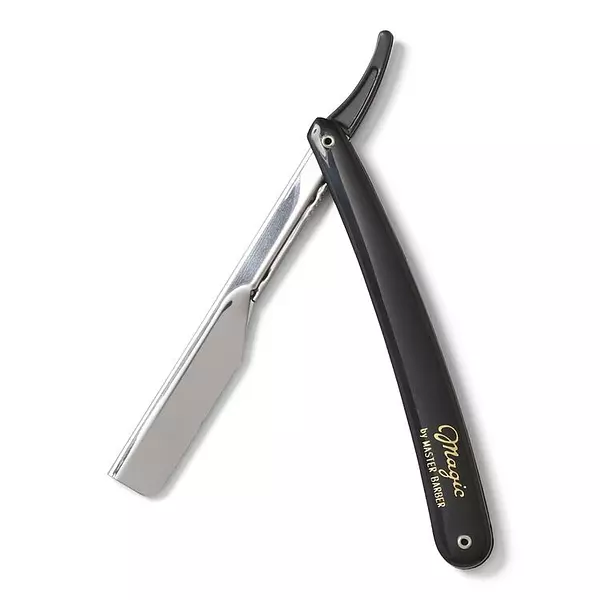 salud y belleza - Navaja Afeitadora Manual profesional de acero inoxidable, barberia  2
