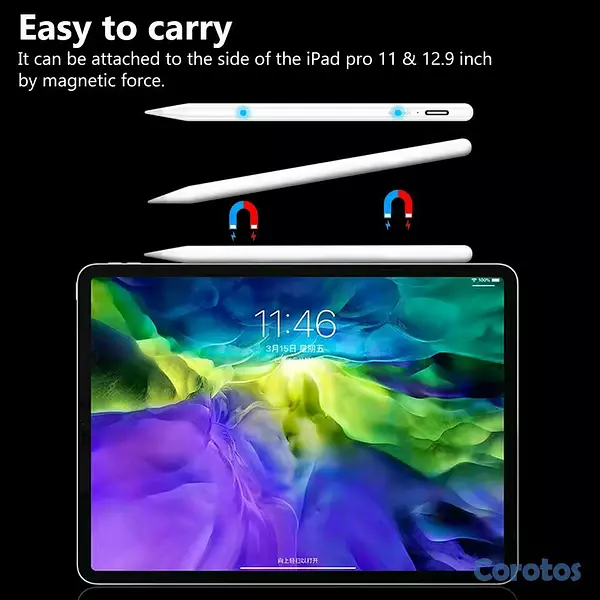 accesorios para electronica - Stylus pen, lápiz óptico universal, para iPad, celulares, tabletas y más  3