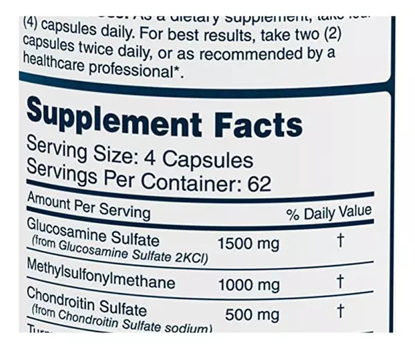 Salud y Equipamiento Médico - Glucosamina 1500 Mg Vitabreeze 2