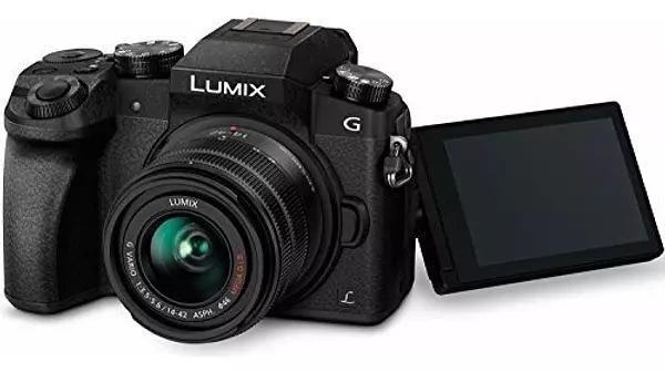 Salud y Equipamiento Médico - Camara Sin Espejo Panasonic Lumix G7 4k, Con 14-42mm Mega O. 4
