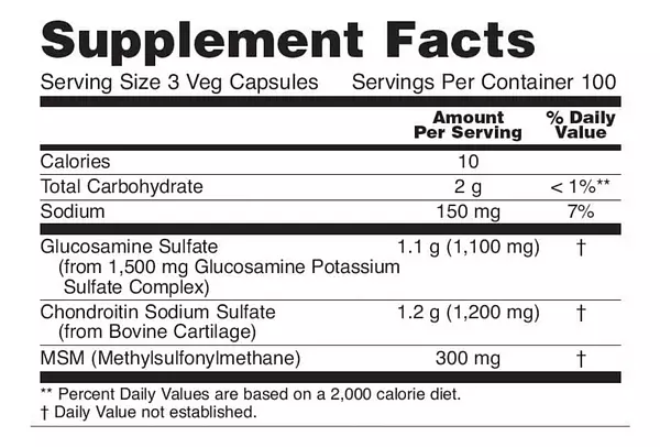 Salud y Equipamiento Médico - Glucosamina 1100 Mg Now Foods 2