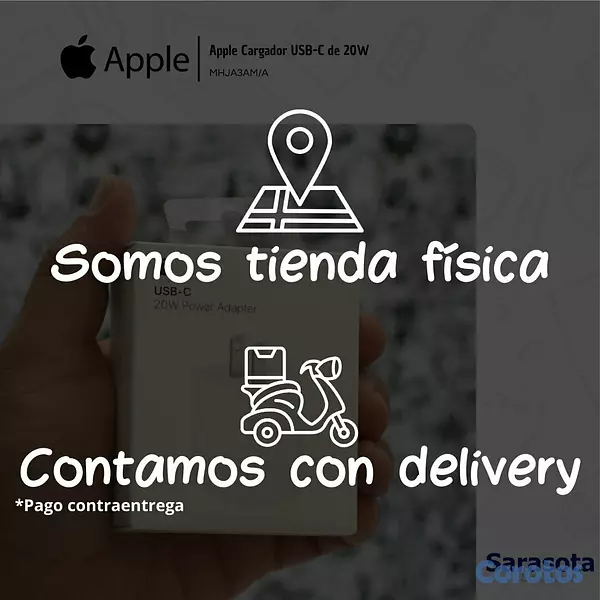 accesorios para electronica -  Apple Cargador 20W USB-C MHJA3AM/A 3