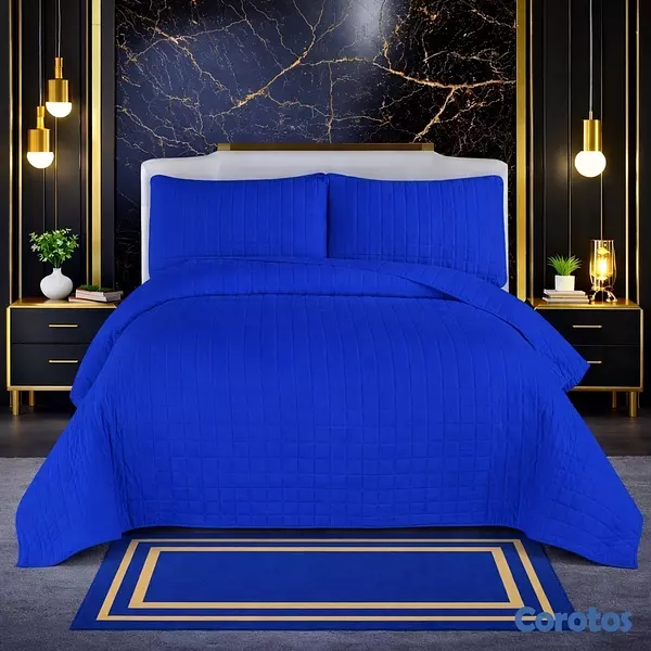 decoración y accesorios - juego de cobertor 4 piezas para cama de 60 3