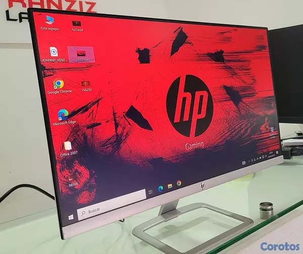 computadoras y laptops - monitor hp Blanco 24 Pulg Sin Bordes hdmi 1080p 75hz New 2