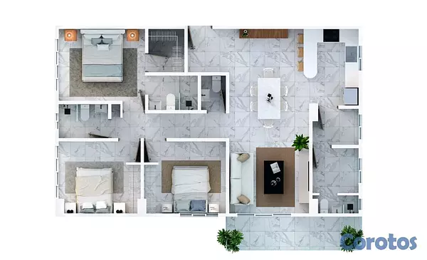 apartamentos - Apartamento en Venta de 3 Habitaciones en Renacimiento
¡EN CONSTRUCCIÓN!
PD654
 4