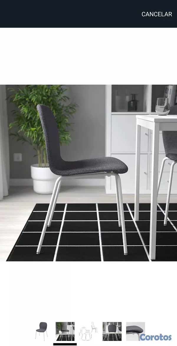 muebles y colchones - Juego de comedor IKEA (mesa + 4 sillas) como nuevo 10