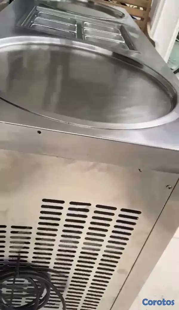 equipos profesionales - ROLLED ICE CREAM, Máquina de helado tailandés 4