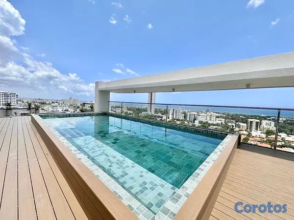 apartamentos - vendo bella vista sur amueblado tres habitaciones con su baño dos parqueo balcó 11