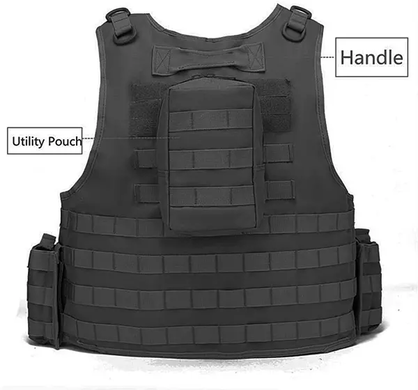 Artículos Deportivos - Chaleco táctico ajustable, chaleco MULTIUSOS seguridad brigadista paintball 4