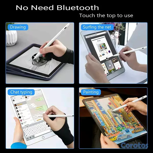 accesorios para electronica - Stylus pen, lápiz óptico universal, para iPad, celulares, tabletas y más  4