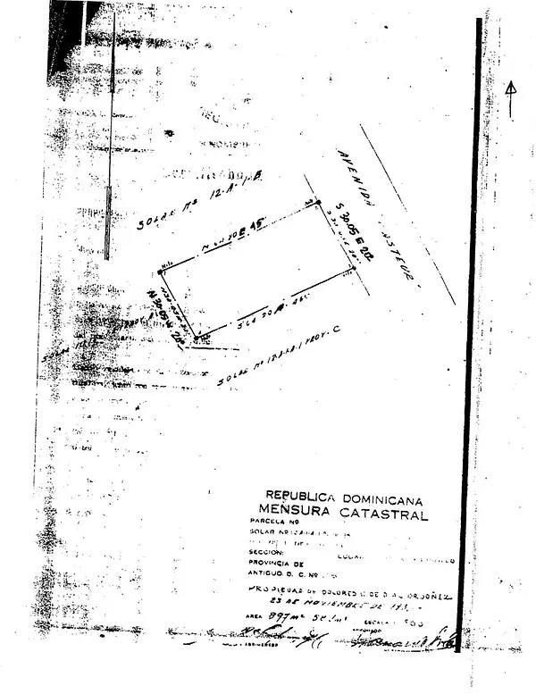 solares y terrenos - Solar en venta de 890 metros, Gazcue, Distrito Nacional (R.E) 2