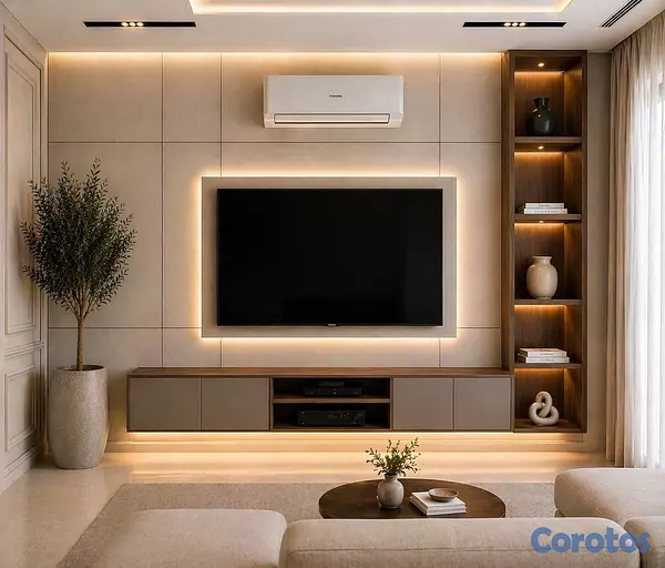 decoración y accesorios - Muebles de TV, Closet, Mesitas de noche, repisas flotantes, espejos, paneles etc 18