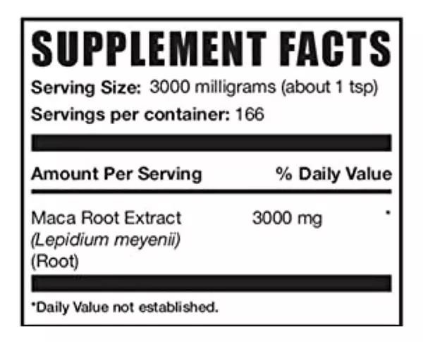 Salud y Equipamiento Médico - Bulksupplements Maca 500g 2