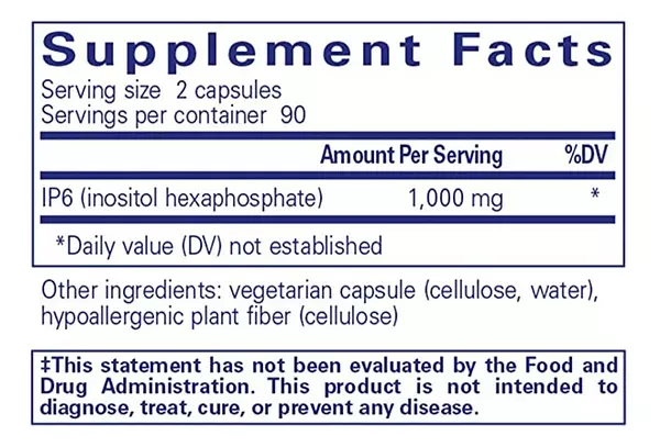 Salud y Equipamiento Médico - Inositol Hexaphosphate 180 capsulas 2