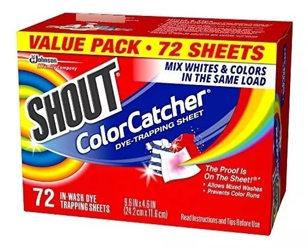 Salud y Equipamiento Médico - Shout Color Catcher Tinte Trapping Sheets, 72.0 Count 4