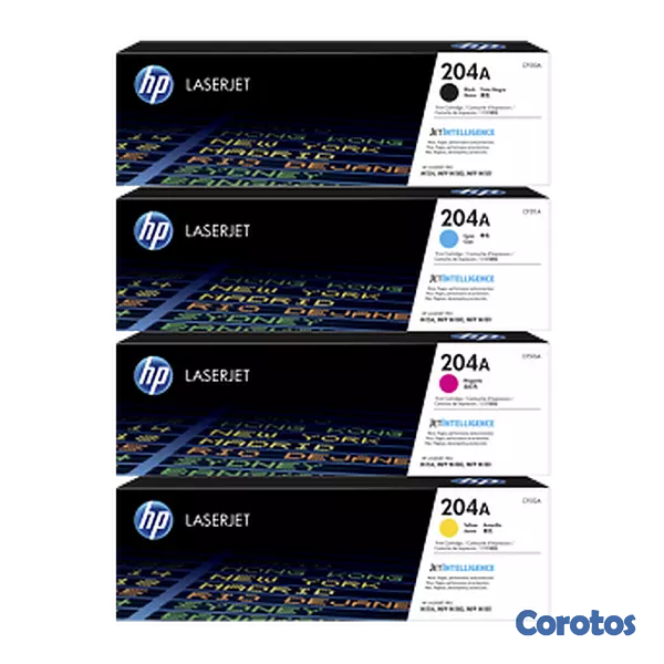 impresoras y scanners - TONER HP 204A - CF-510A, CF-511A , CF512A , CF-513A - PARA IMPRESORA COlOR 