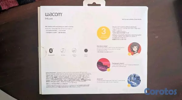 accesorios para electronica - Wacom Intuos S Bluetooth (negociable) 2