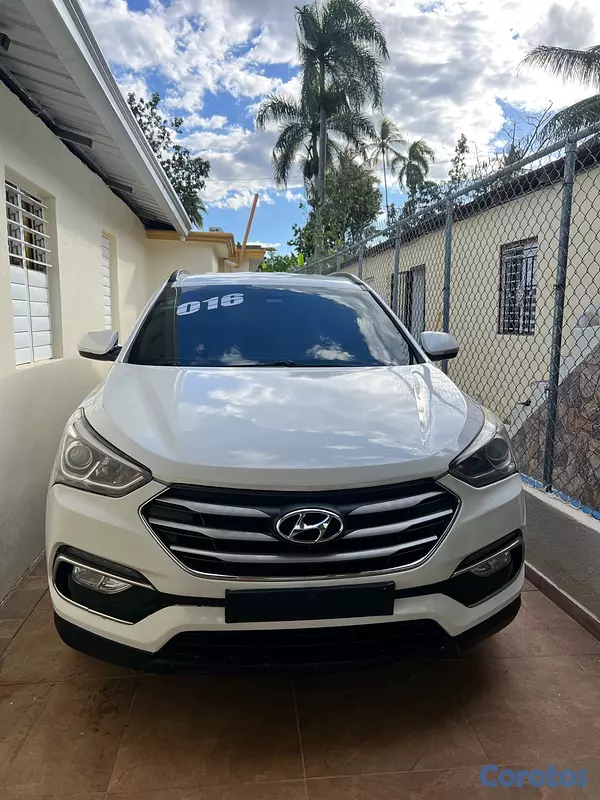 jeepetas y camionetas - Hyundai Santa Fe 2016 CRDI TURBO DIESEL 4