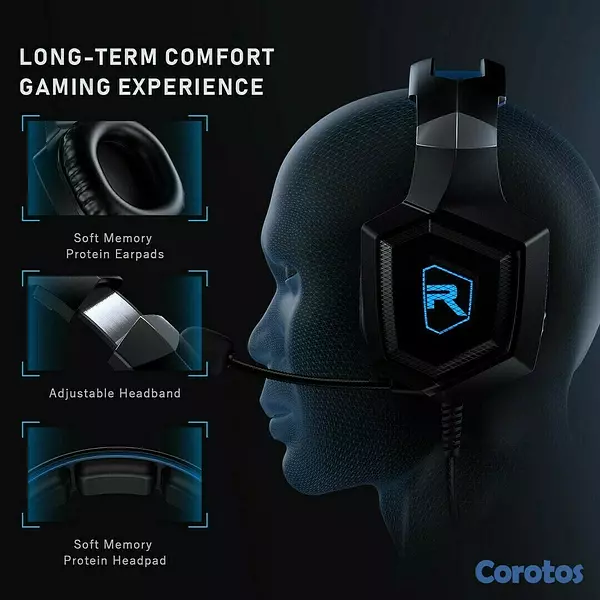 camaras y audio - Audífonos Gaming Profesionales Para Juego 2