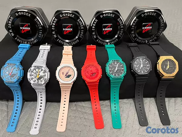joyas, relojes y accesorios - Reloj deportivo estilo GA2100 resistente al agua – 4