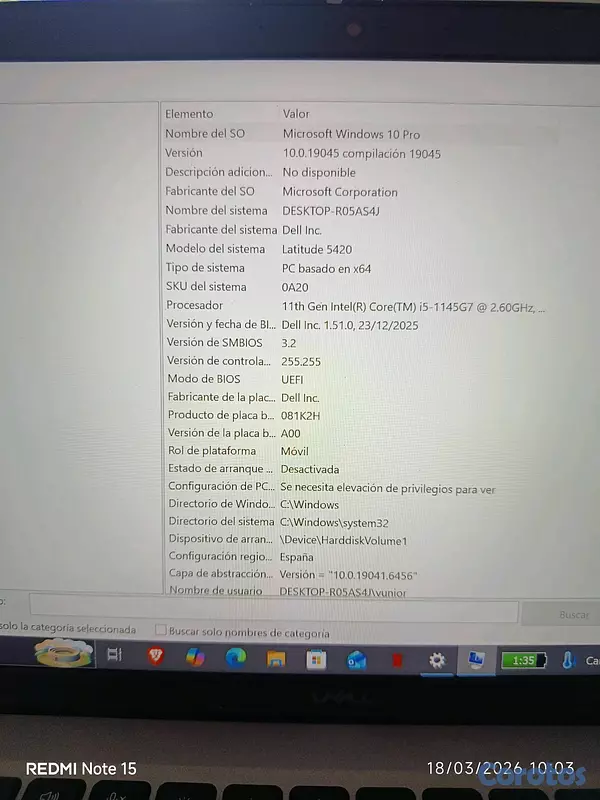 computadoras y laptops - 🔥 Lapto dell Latitude 5420 | i5 11va Gen | 16GB RAM | ¡Corre GTA V! 🔥 8