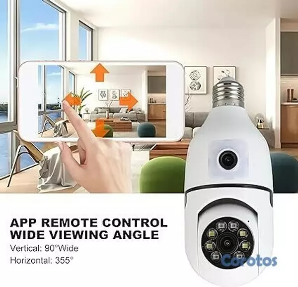 camaras y audio - CAMARA TIPO BOMBILLO DOBLE CAMARA V380 3
