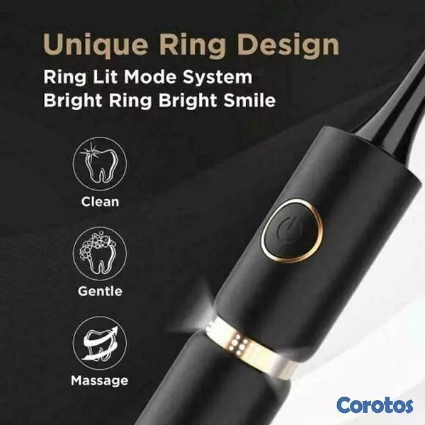 salud y belleza - Cepillo de dientes eléctrico ultrasónico P11 con 8 cabezales y estuche viaje 3