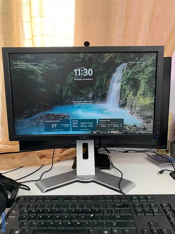 computadoras y laptops - MonitorDELL20”1600 x 600 pixeles 60Hz,5msPanel TN, DVI-D, DP, VGA, 4 puertos USB 2