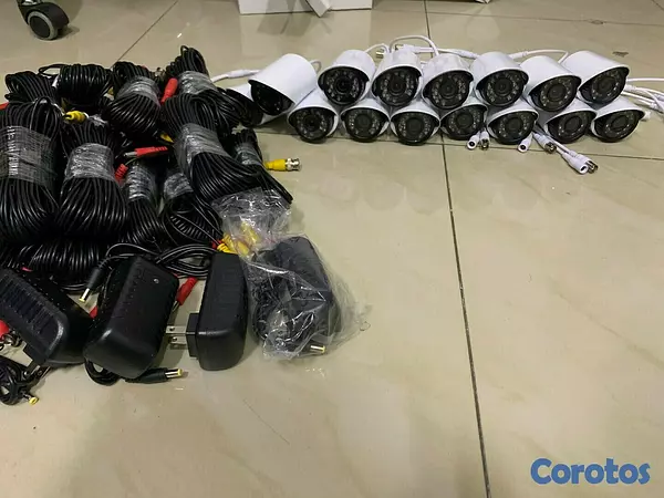 camaras y audio - KIT de 16 Cámaras de seguridad + DVR + Cables + Mouse CCTV
 5