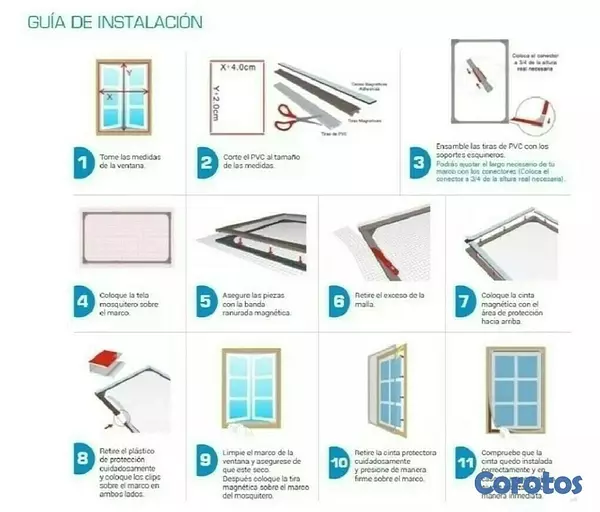 decoración y accesorios - Mosquitero para ventanas. 4
