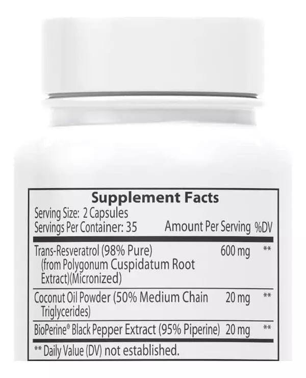 Salud y Equipamiento Médico - Resveratrol 70 Caps Hormesis 2