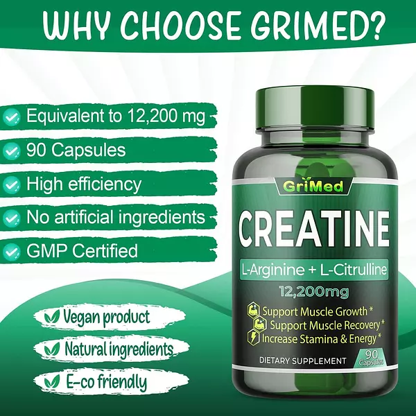 Salud y Equipamiento Médico - 12200mg Monohidrato De Creatina - Ultra Muscle Builder 4