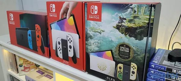 consolas y videojuegos - Nintendo Swich Oled en Su Caja 3