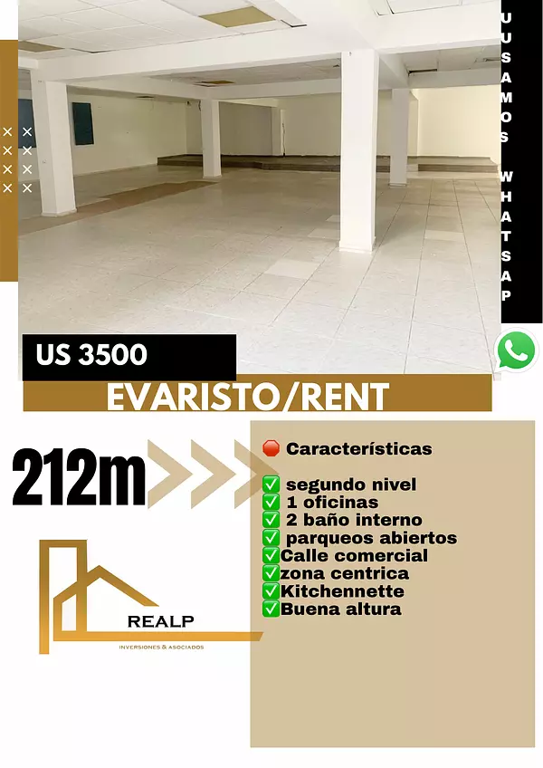 oficinas y locales comerciales - Alquiler local comercial en Evaristo morales  1